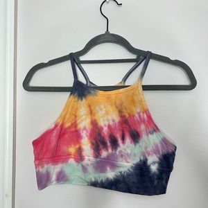 Medium Cropped Tie-Dye Tank Top
